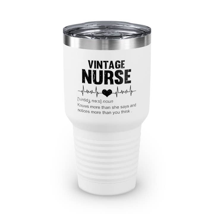 30oz Tumbler Stainless Steel Colors Novelty Nurse Registered Physician Humorous Midwife Medical Worker Hospital Caregiver for wholesale by Teegarb LLC