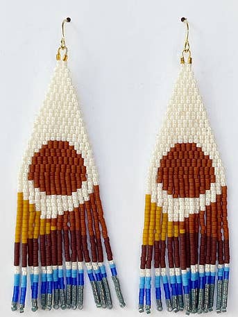 Mountain & River Fringe Earrings for wholesale by uncommon milkweed