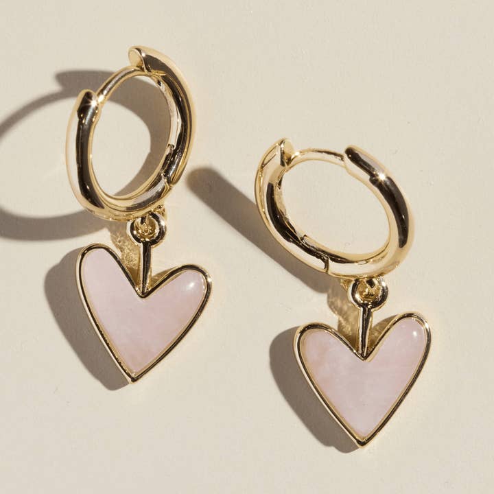 Rozenkwarts Sweetheart Huggies voor wholesale door Nickel and Suede