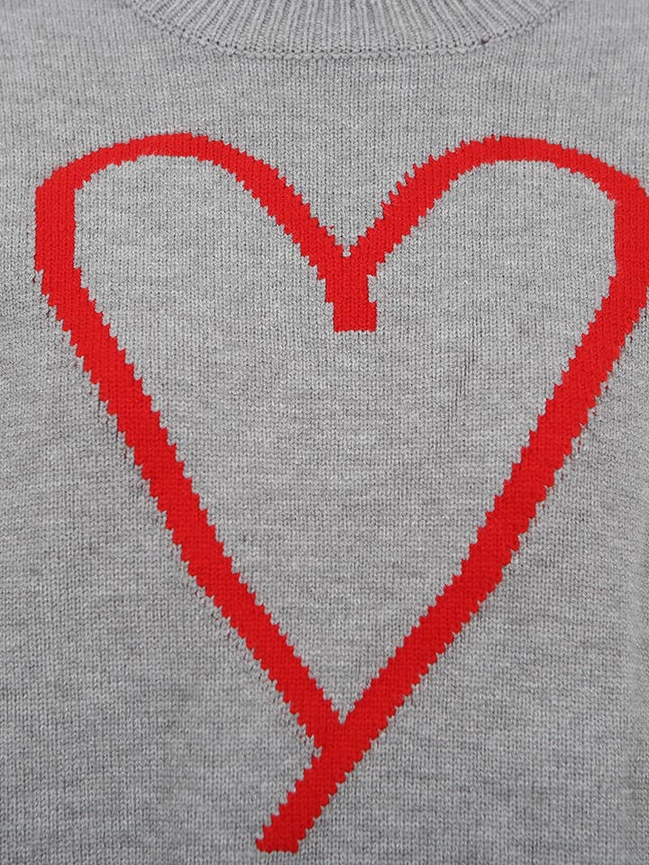Hope & Sunshine - Wholesale Knit Sweater - Women's - Valentine's Heart Pullover Sweater57