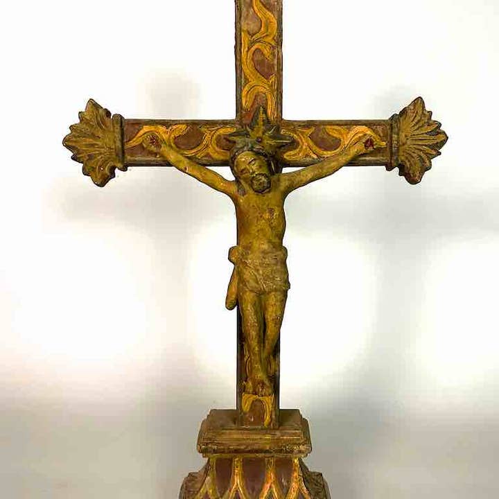 Antico Crocifisso cattolico franco-vietnamita per la vendita all'ingrosso da parte di The Niger Bend