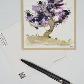 Grusskarte gefaltet (Sujet# 1442). Format DIN A6. für den Großhandel von CARD-ART