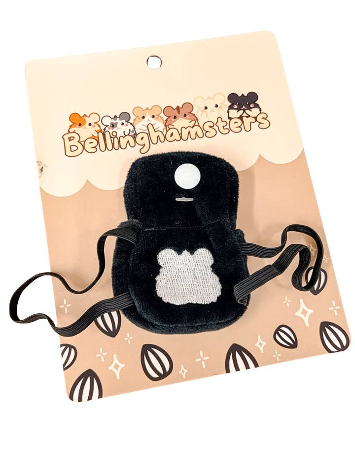 Black Backpacks - Plushie Accessories for wholesale by The Bellinghamsters