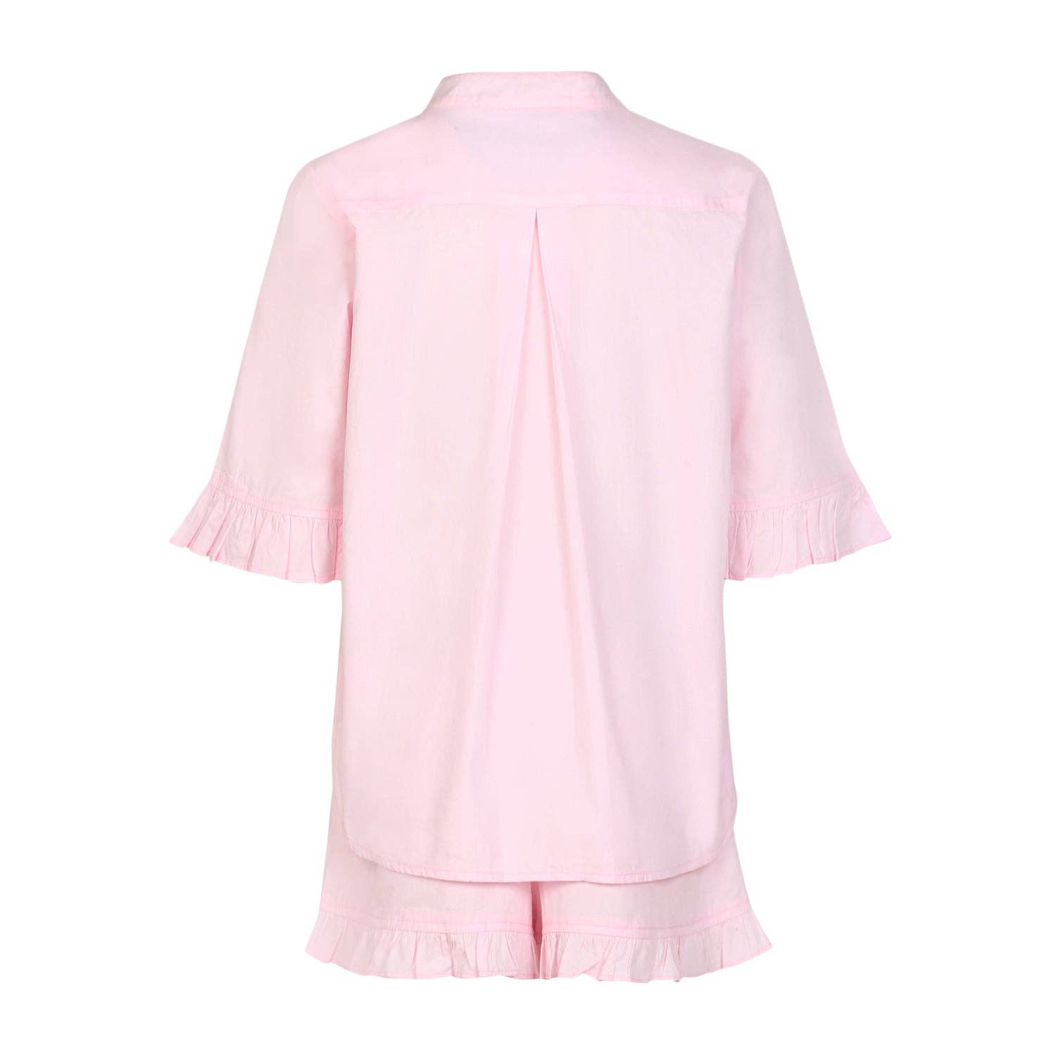 Rosa-a-Boo Sólido Conjunto manga mandarim, feminino para venda a revendedores na Faire1