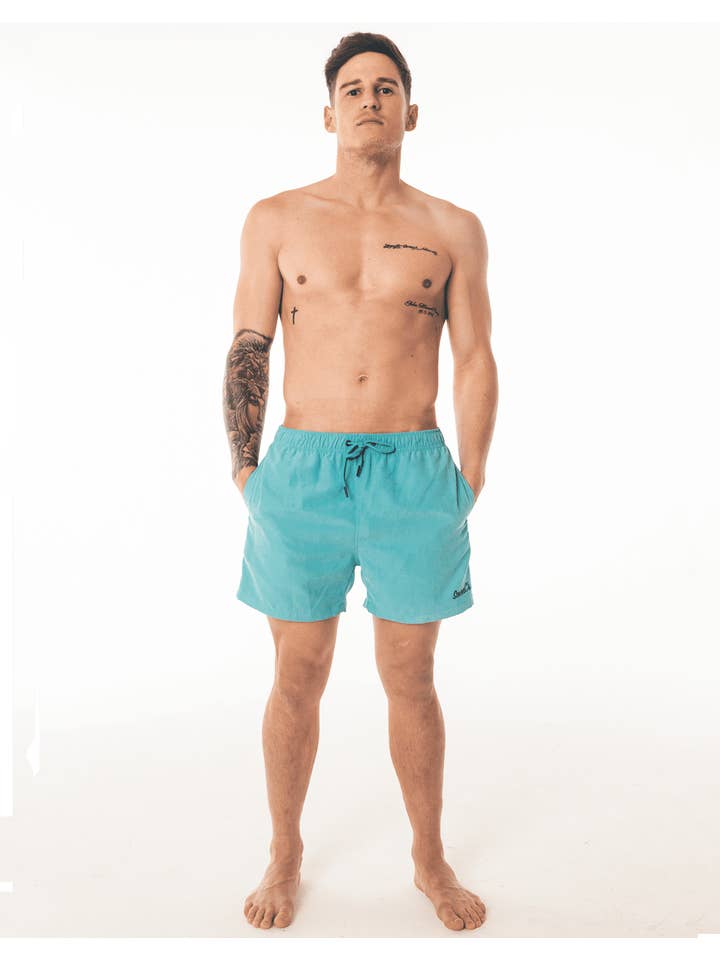 SevenC's - Wholesale Swim shorts – Men′s - Sky Blue Swim Shorts4