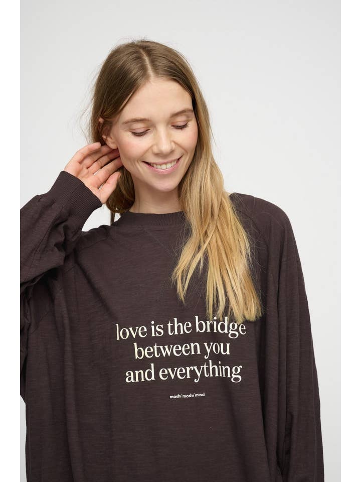 moshi moshi mind - Wholesale Graphic Sweatshirt - Women's - november sweat3