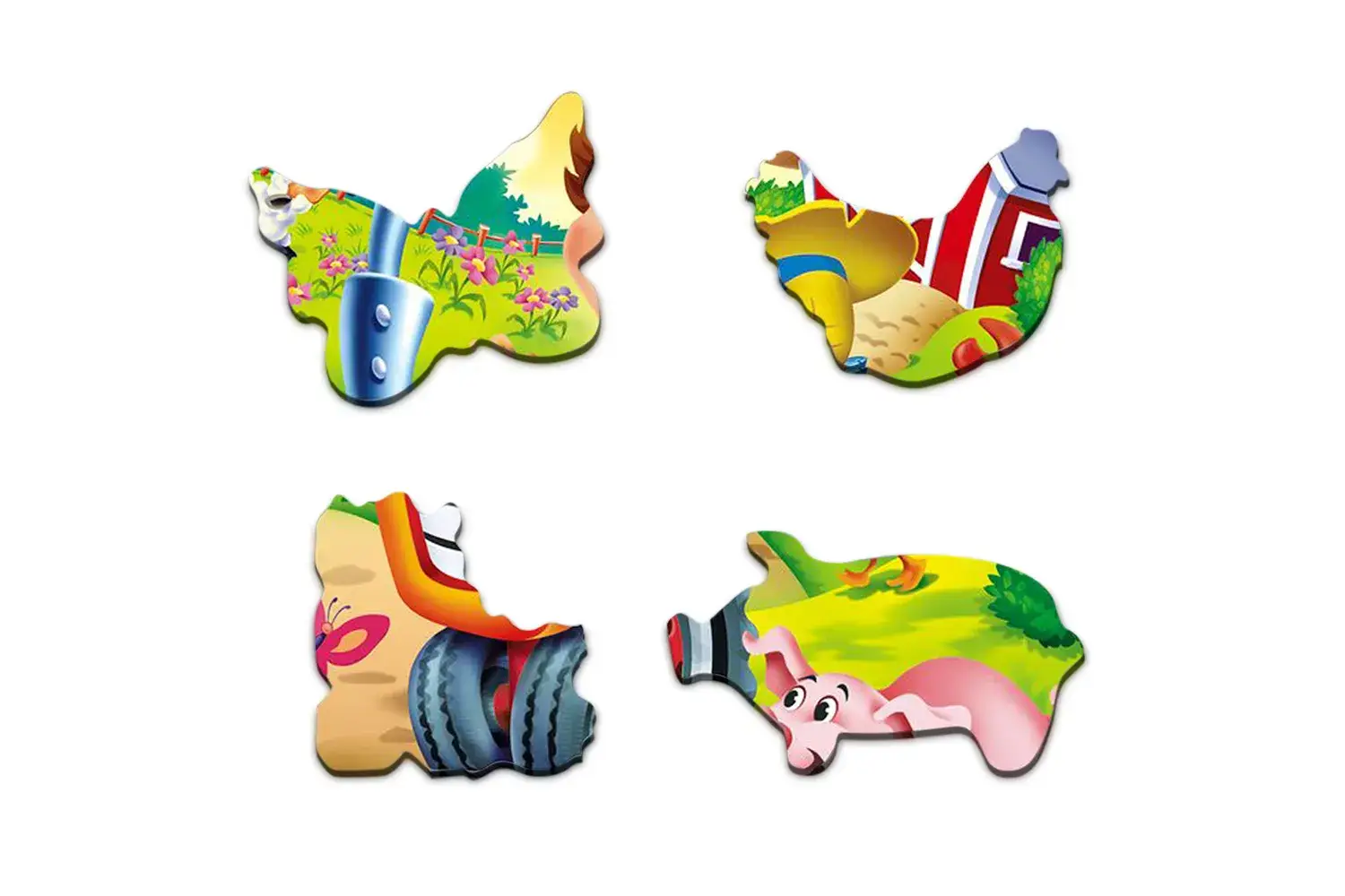 Springbok Puzzle - Vente Puzzle – enfant - Puzzle de 15 pièces pour enfants de ferme avec tracteur3