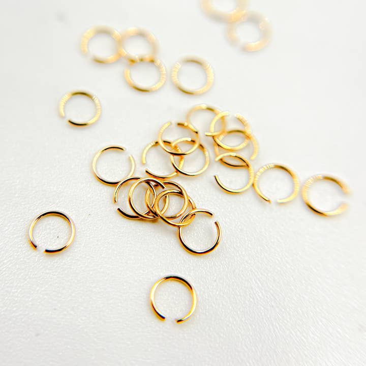 Jewels & Chains - Wholesale Clasp - 28GAGFOPENJR. 28 Gauge Open Gold Filled Jump Ring