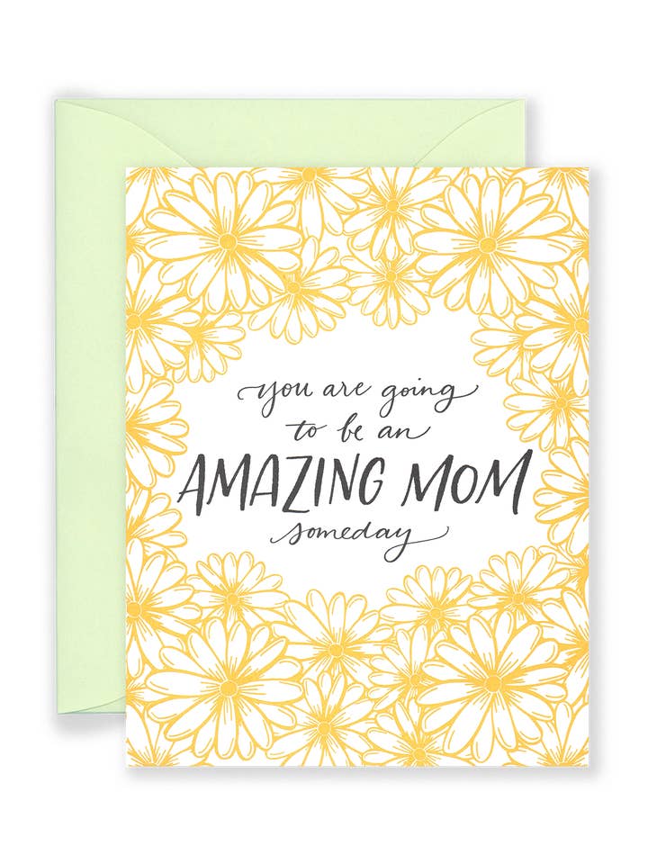 Carte de vœux Amazing Mom Someday pour la vente par Lionheart Prints