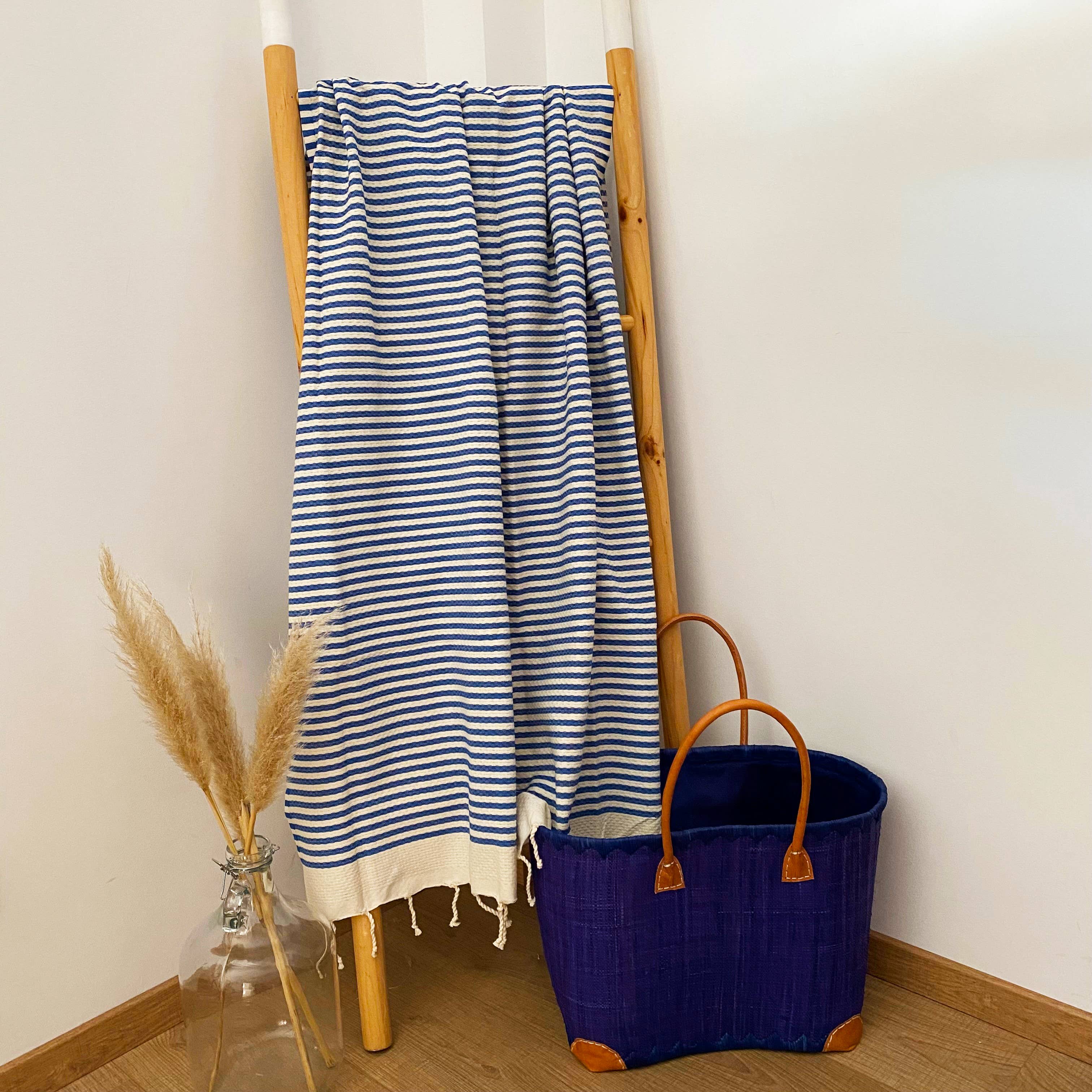Le comptoir de la plage - Wholesale Strandlaken - Fouta Yadara Honingraat 100x200 of 200x200 cm 190 g/m²11