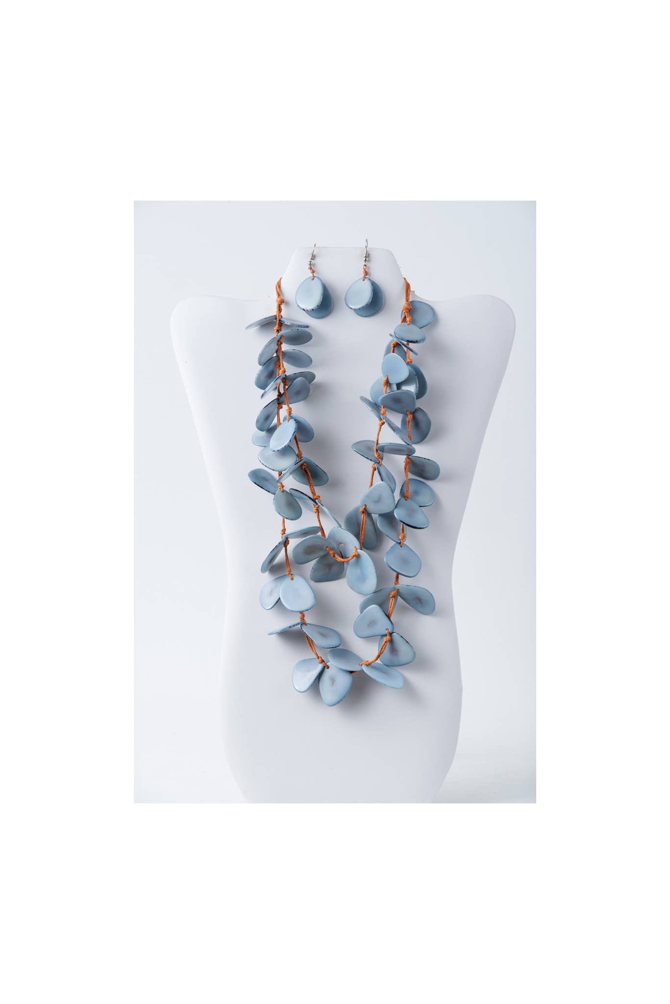 TaguArtsy – wholesale Smycken – Nola kronblad lång Tagua halsbandsuppsättning5