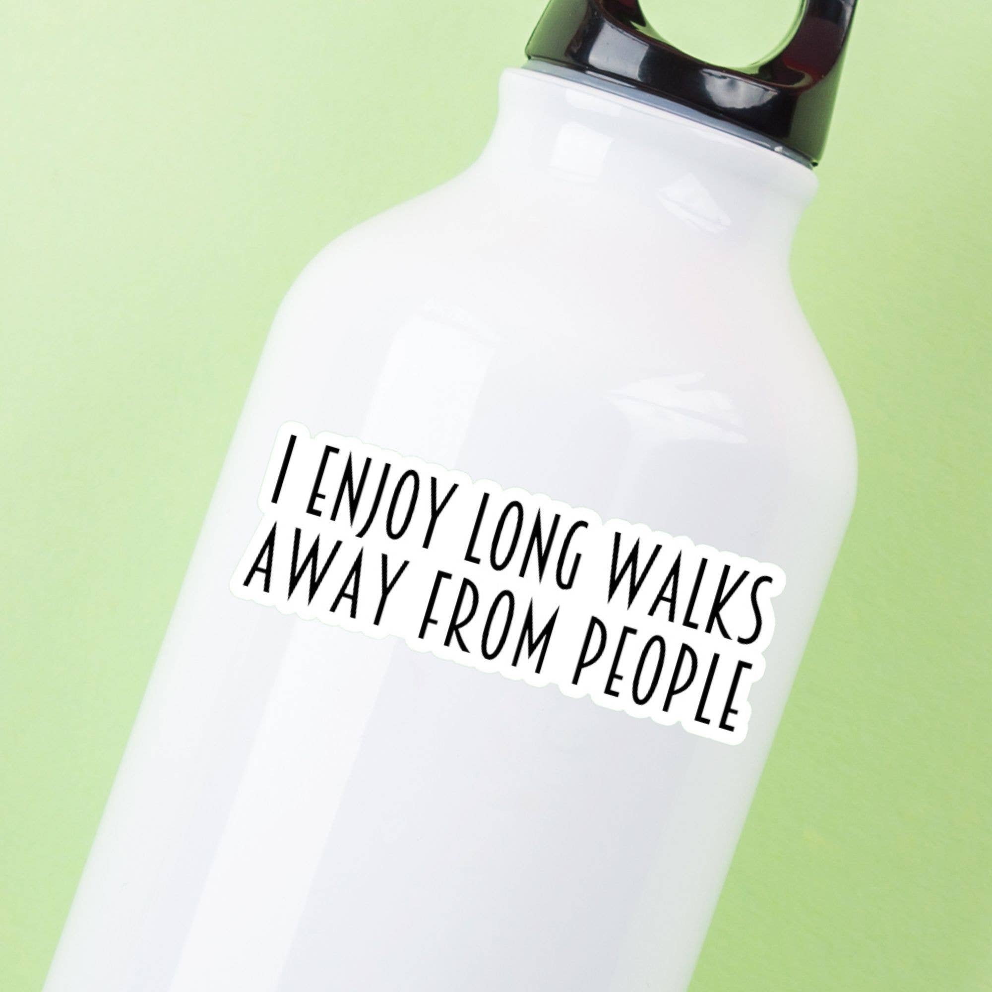 Roxanne Johnston Designs - Wholesale Sticker - I Enjoy Long Walks Away From People Sticker1