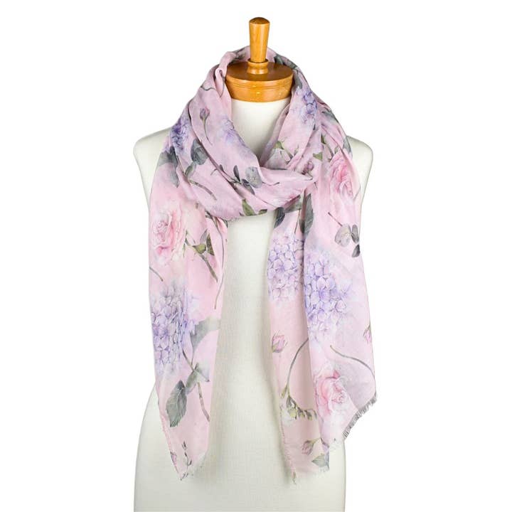 THSS2806: Pink: Hydrangea Garden Scarf and other Purchase Wholesale hydrangea paniculata. Free Returns & Net 60 Terms on Faire trending on Faire.