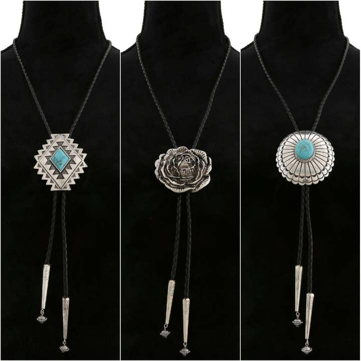 Western Bolo Tie Collection SN-0543 0502 0523 for wholesale by Oblige by G