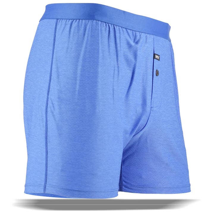 Boxer Nomad Masculino em Azul Olímpico por atacado de Nth Degree Underwear