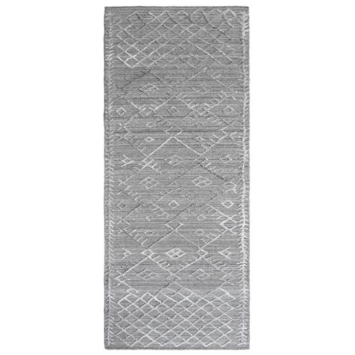 Hand Woven Overtufted Kilim Area Rug in Dark Gray for wholesale by Get My Rugs