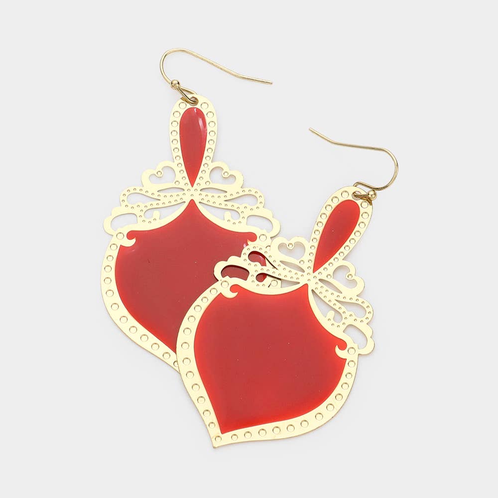 Sensibling Corp. - Wholesale Dangle Earrings - Lacquered Moroccan Dangle Earrings0