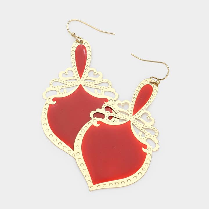 Sensibling Corp. - Wholesale Dangle Earrings - Lacquered Moroccan Dangle Earrings0