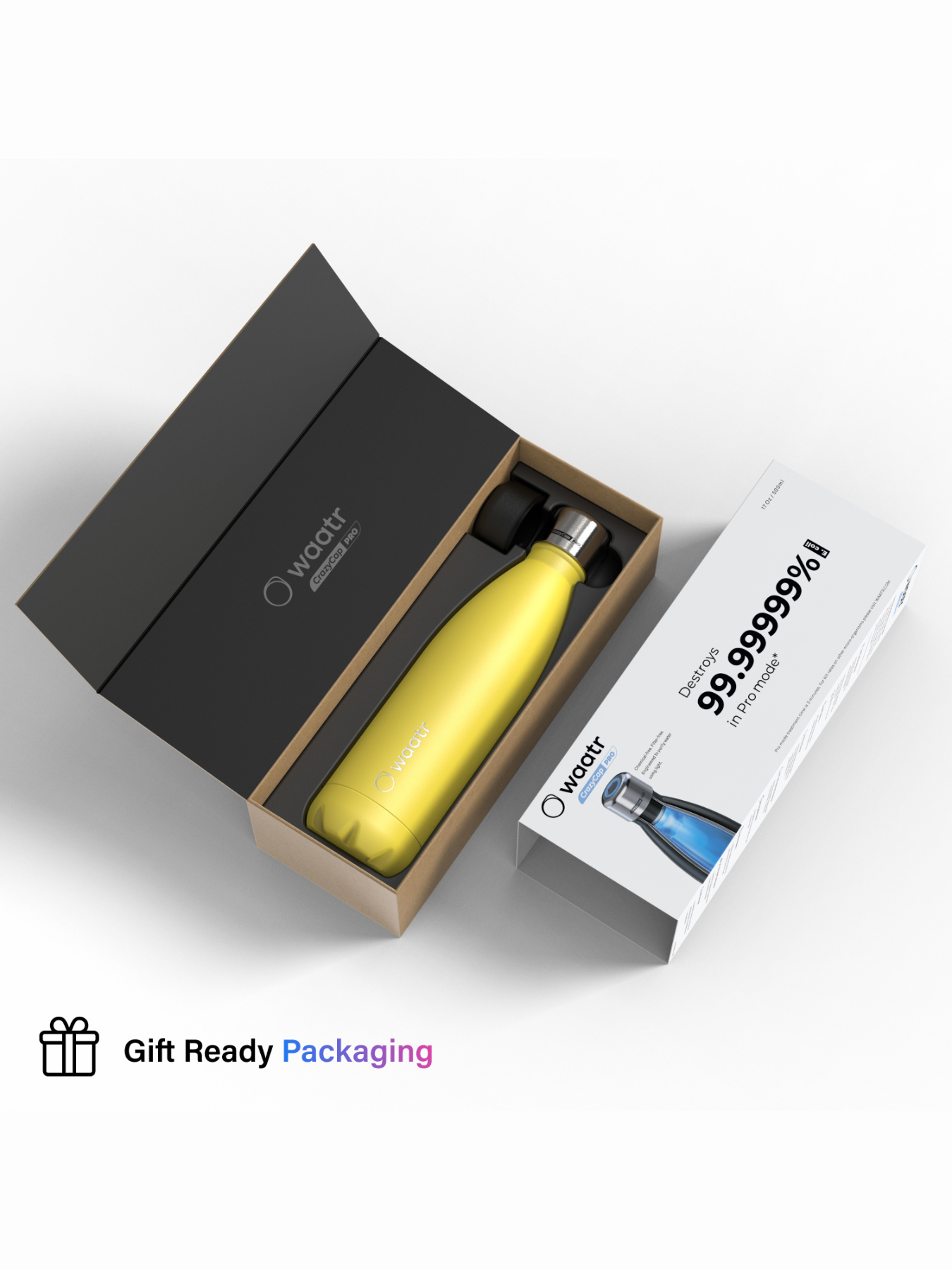 Waatr – Garrafa de água por atacado – Garrafa de purificação de água CrazyCap Pro17