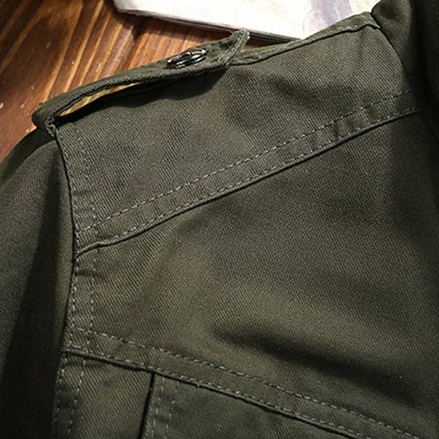 Ecovear - Wholesale Jacket - Men's - Men's Cotton Fleece Casual Jacket Stand Collar7