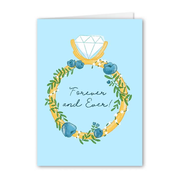 Happily Ever After Card for wholesale by Forest & Fauna Paper Co.