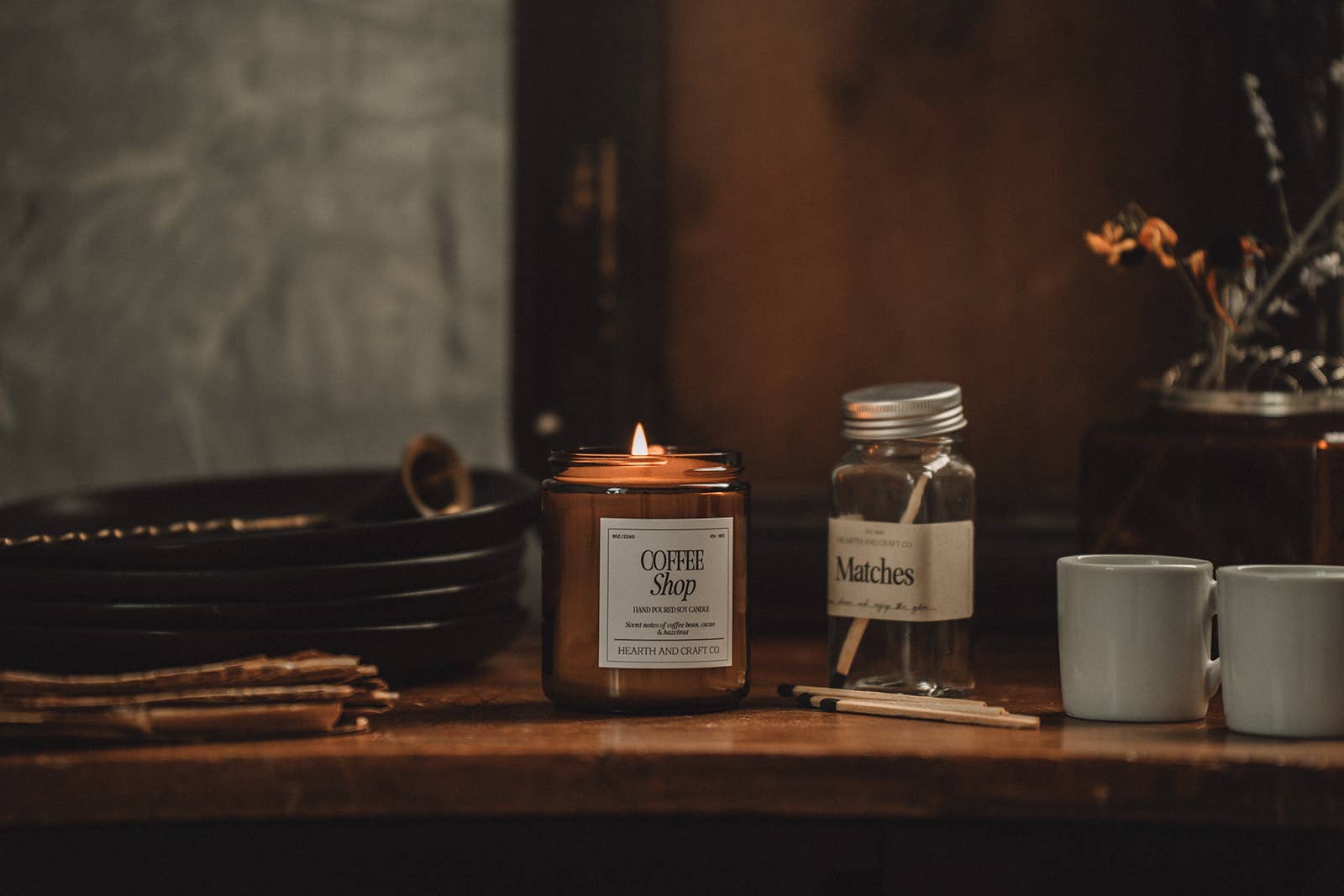 Hearth and Craft Candle Co. - Vente Bougie en bocal - CAFÉ7