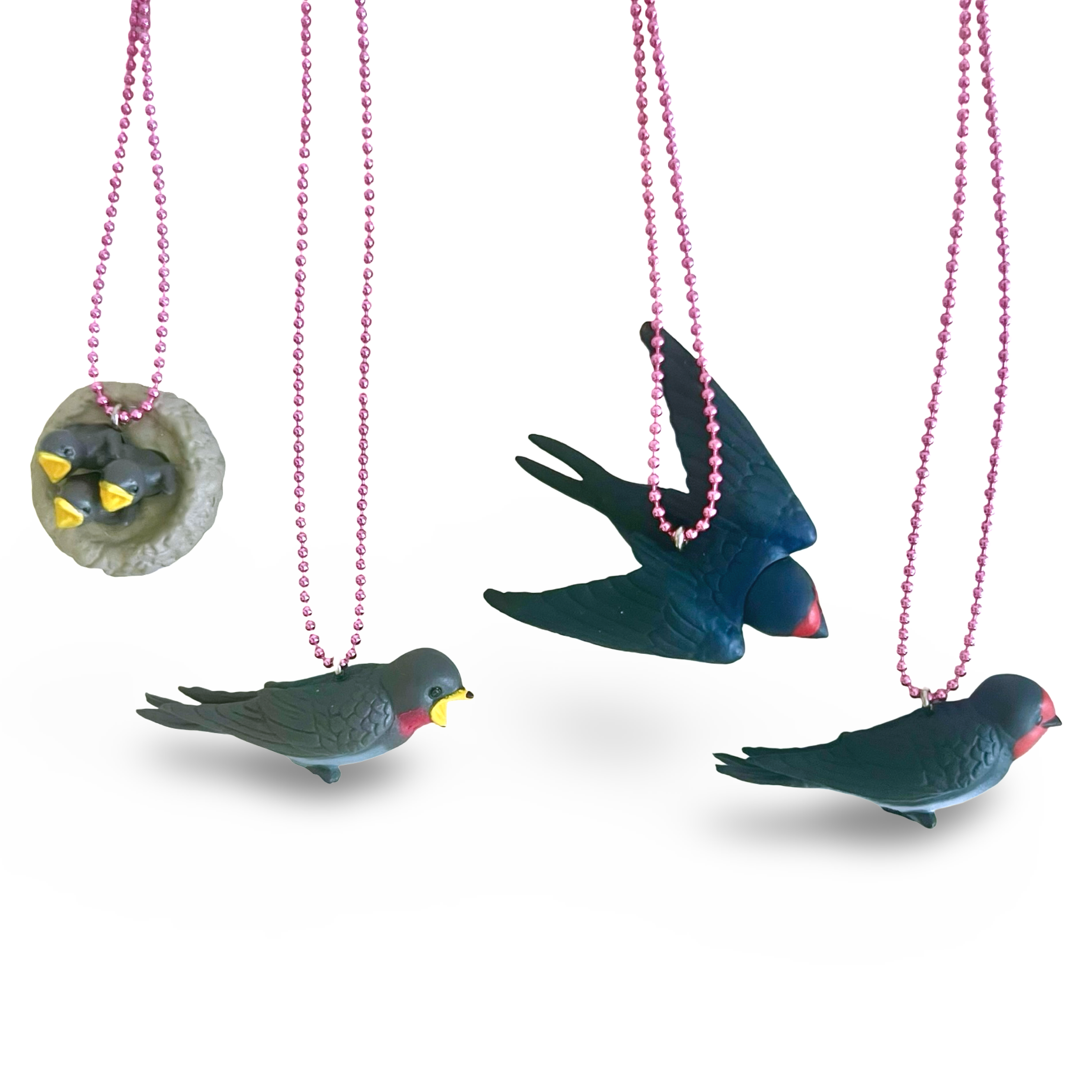 Pop Cutie Accessories & Gifts - Europe - Wholesale Pendant/Charm Necklace - Swallow Necklace I Bird Necklace I Charm Necklace I Handmade2