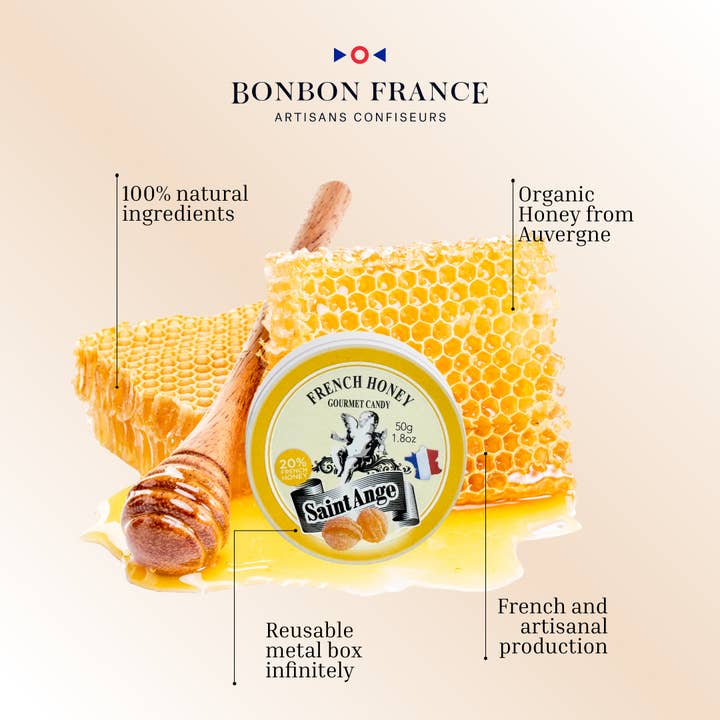 Bonbon-France - Wholesale Hard Candy - Saint-Angel Honey2