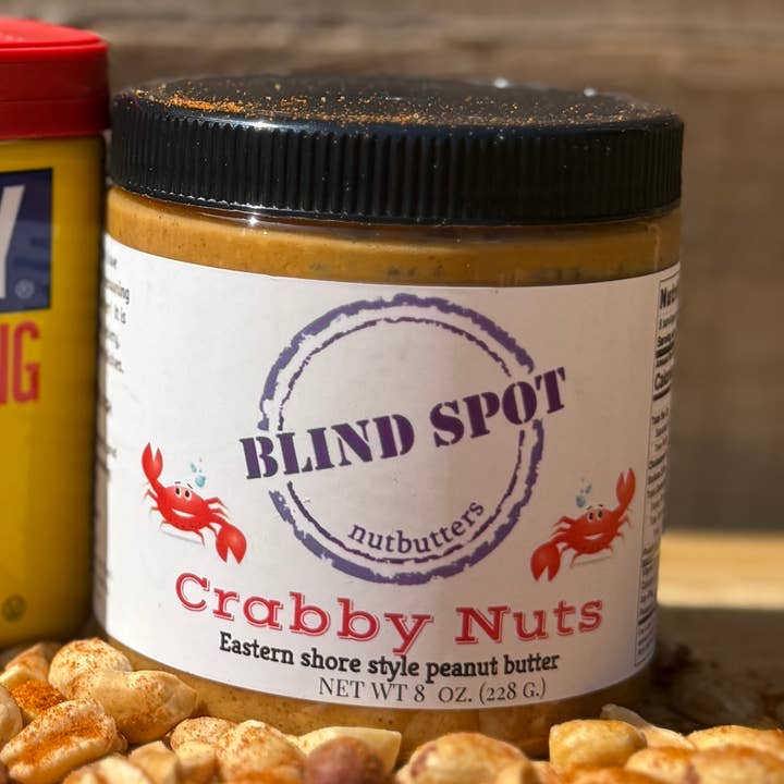 Blindspot Nutbutters - Vente Beurres de noix - Crabby Nuts - Beurre de cacahuètes à la mode de la côte Est0