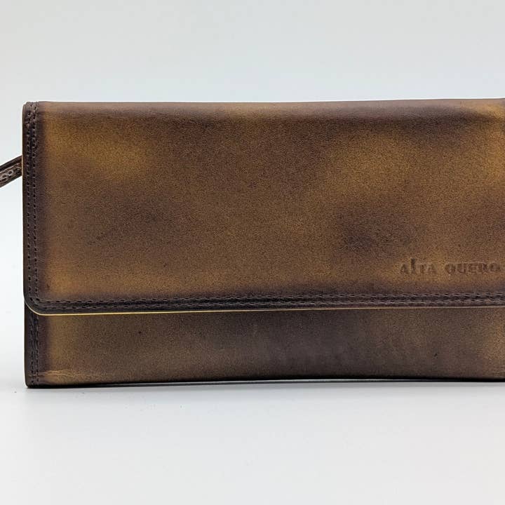 Alta Quero - Wholesale Crossbody Bag - Women's - Textured Brown Leather Essentials Set – Wallets & Crossbody11