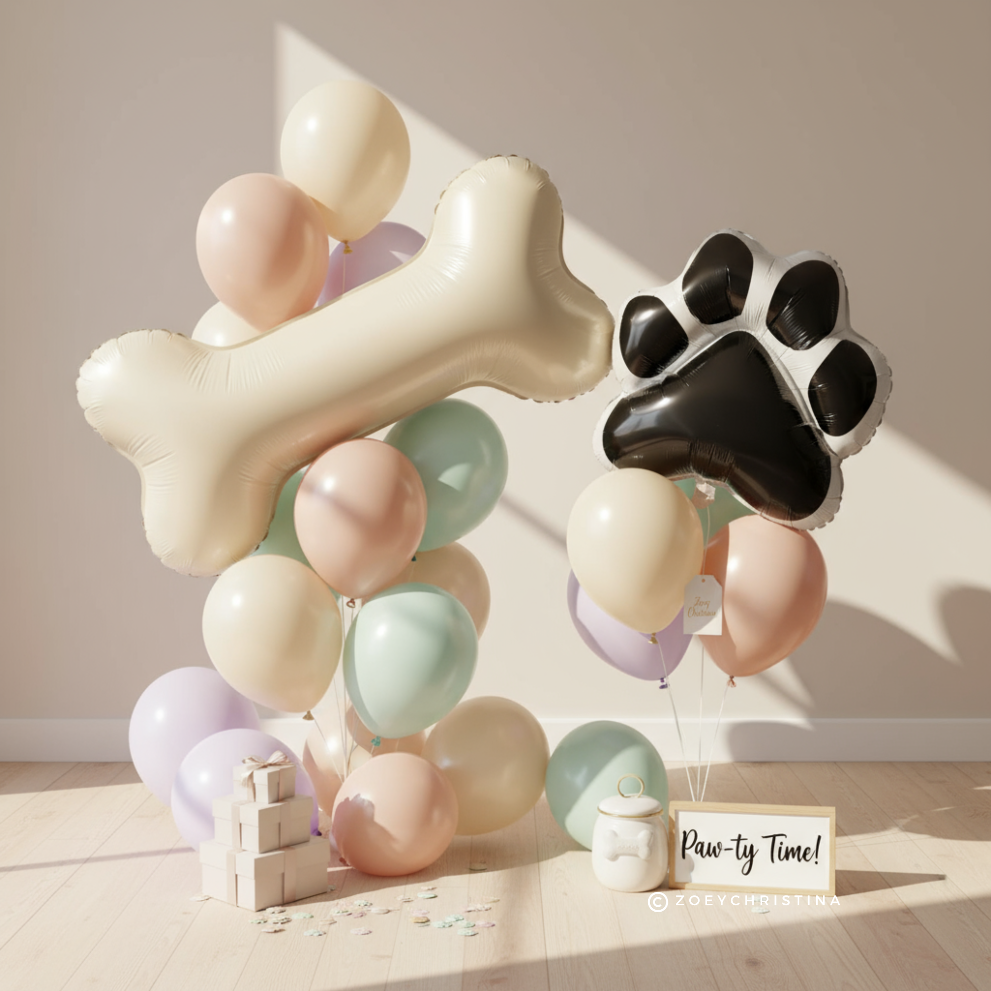 Zoey Christina - Wholesale Balloon - Paw Print Foil Balloon – Pet Party & Animal-Themed Event3