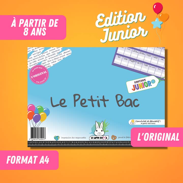 LE LAPIN SIGMA - Wholesale Bordspel - Le Petit Bac spel - Editie voor junioren6