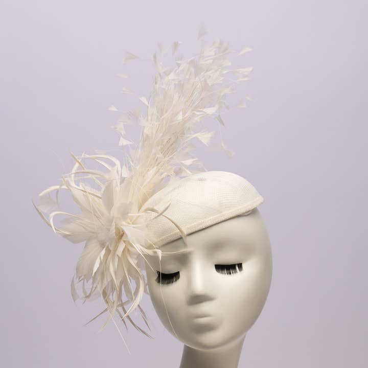 KaKyCo - Wholesale Fascinator hat – Women's - Small Base With Variety Feather On Top Fascinator | AJ780S5