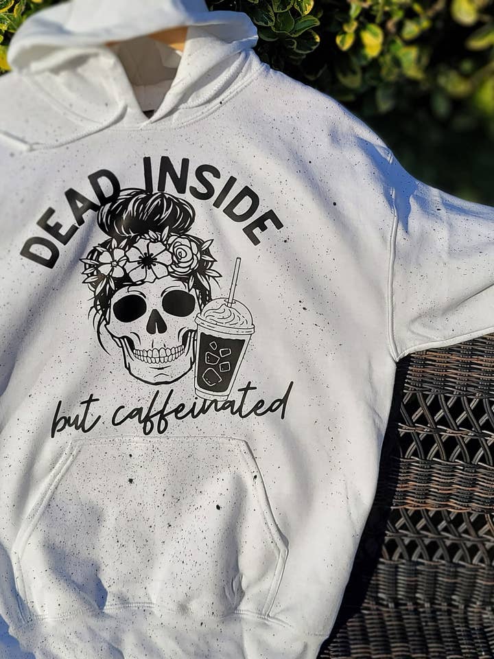 Dead inside but caffeinated for wholesale by Boss Design Co Boutique
