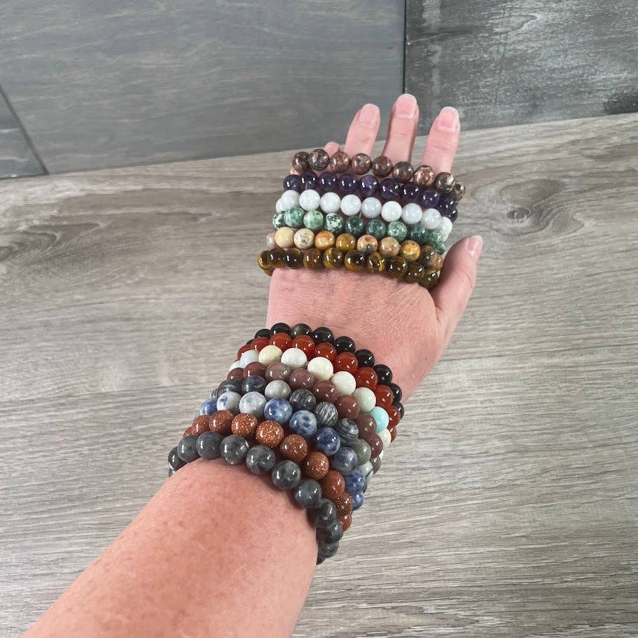 Keystone Crystals - Wholesale Beaded Bracelet - Gemstone Beaded Bracelets 10mm – Crystal Healing Jewelry27