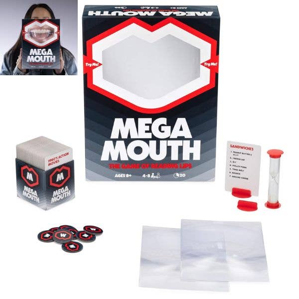 St. Louis Wholesale LLC - Wholesale Card Game - Mega Mouth - The Game Of Reading Lips - Big G CreativeÂ