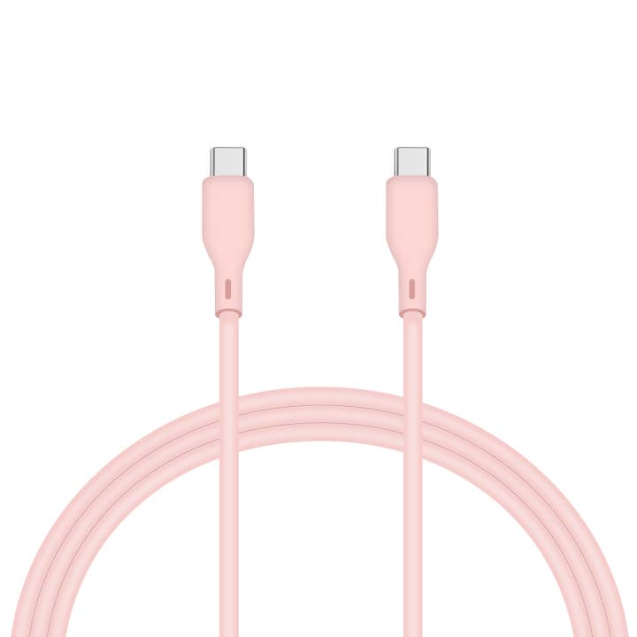 LAX Gadgets - Wholesale Charging Cable - USB-C toUSB-C Touch Silicone Charging Cables-4ft Retail Pack