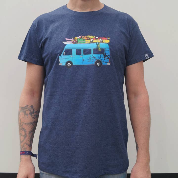 T-shirt til mænd - Van Hiver for engroshandel hos Hot Savoie 74