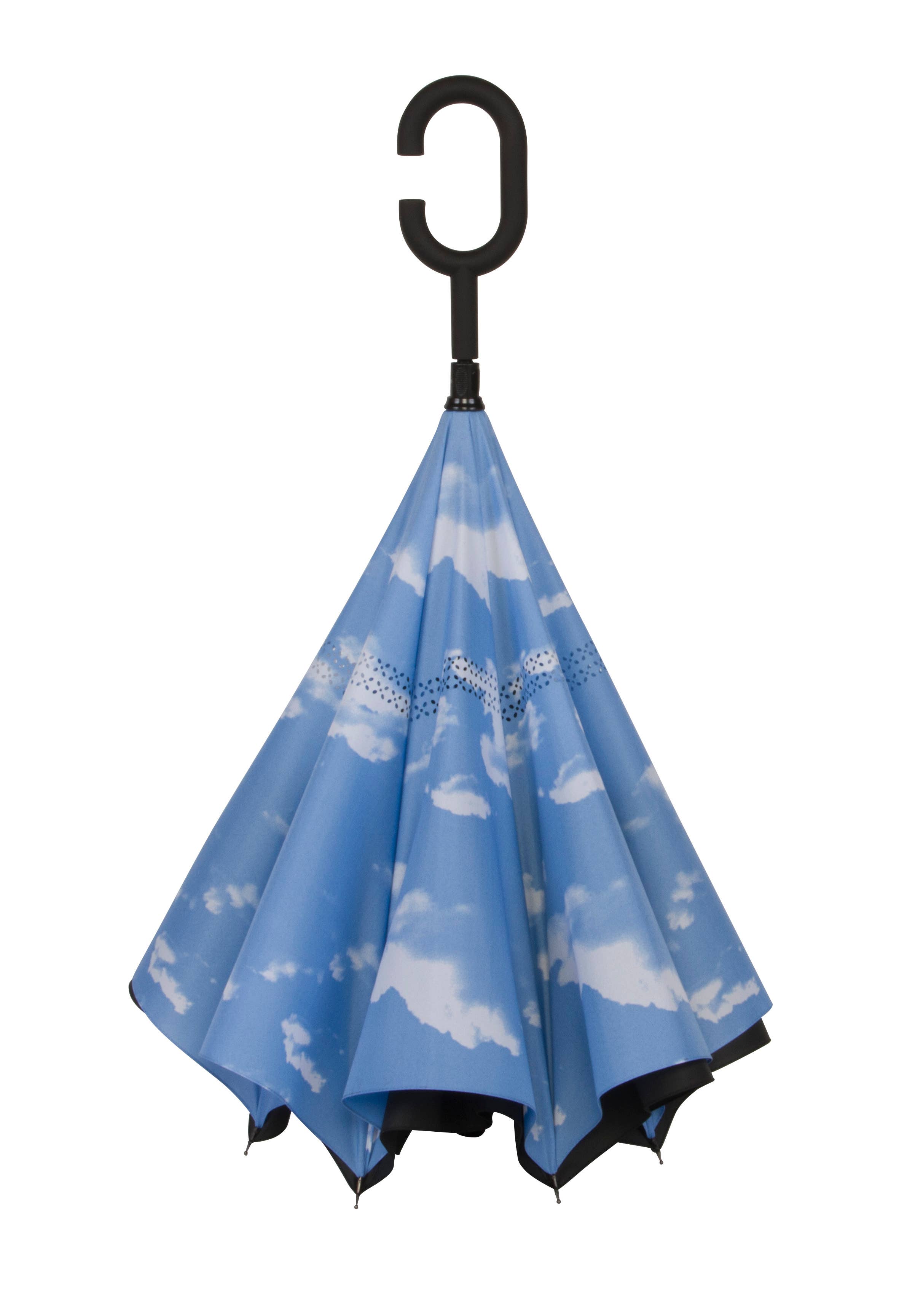 Shedrain - Wholesale Umbrella - Unisex - Unbelievabrella, Print Reverse Closing Manual Stick Umbrella8