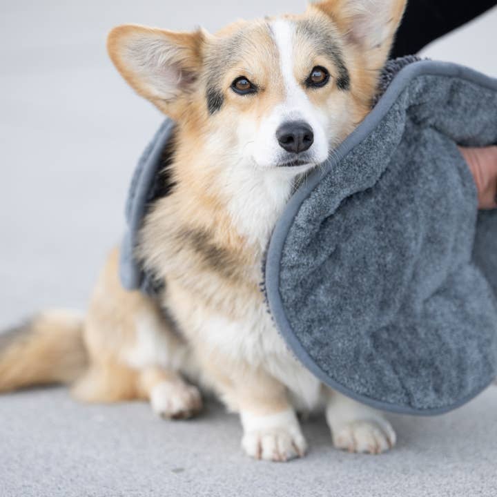 Woofstuff - Shop for dogs - Wholesale Pet Towel - Dog - Ultra Dry Comfort Dog Towel Graphite1