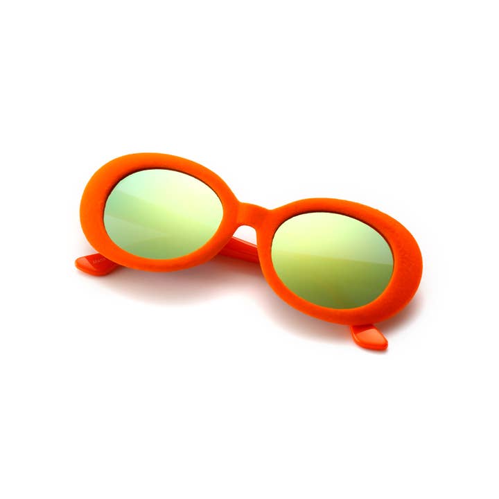 Velvet Retro Style Sunglasses Assorted 12 Pack F010HYO for wholesale by Trio Trading