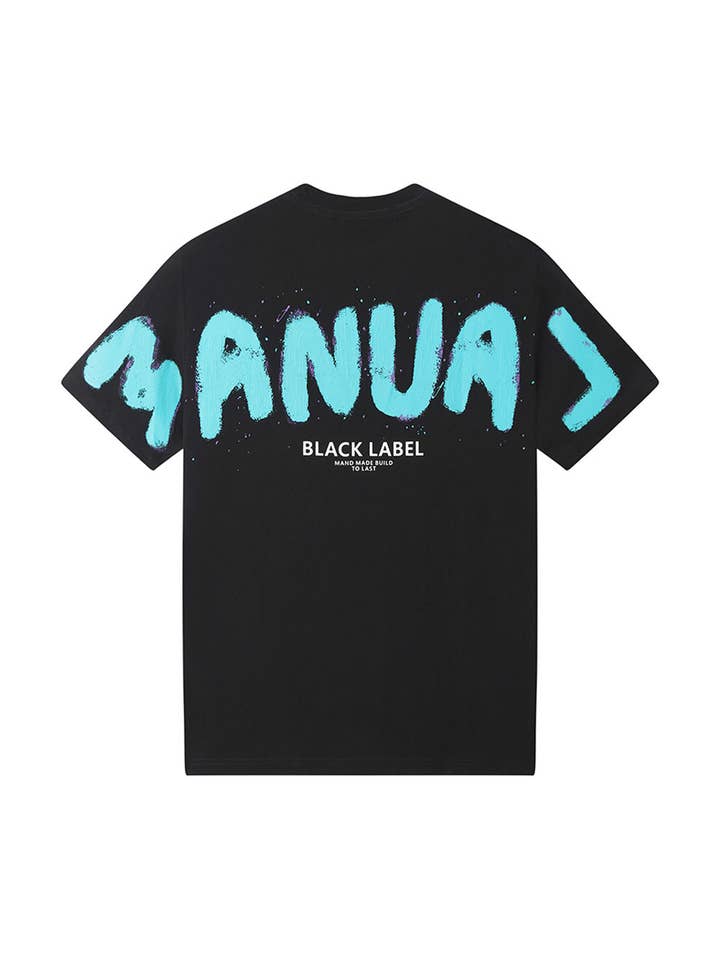 Camiseta "MANUAL" de etiqueta negra para hombre para venta al por mayor de Black Label x Raw
