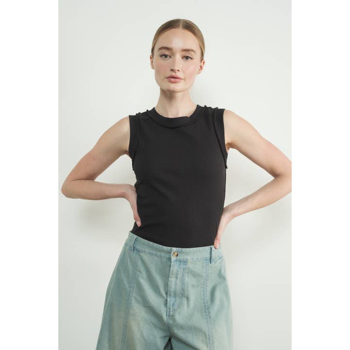 Aaron & Amber - Wholesale Knee Sleeve - MAT3232 RIBBED JERSEY INSIDE OUT TANK4