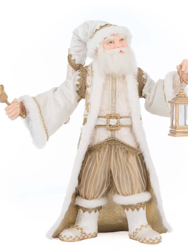 Golden Leaf Santa Tabletop for wholesale by Katherine's Collection