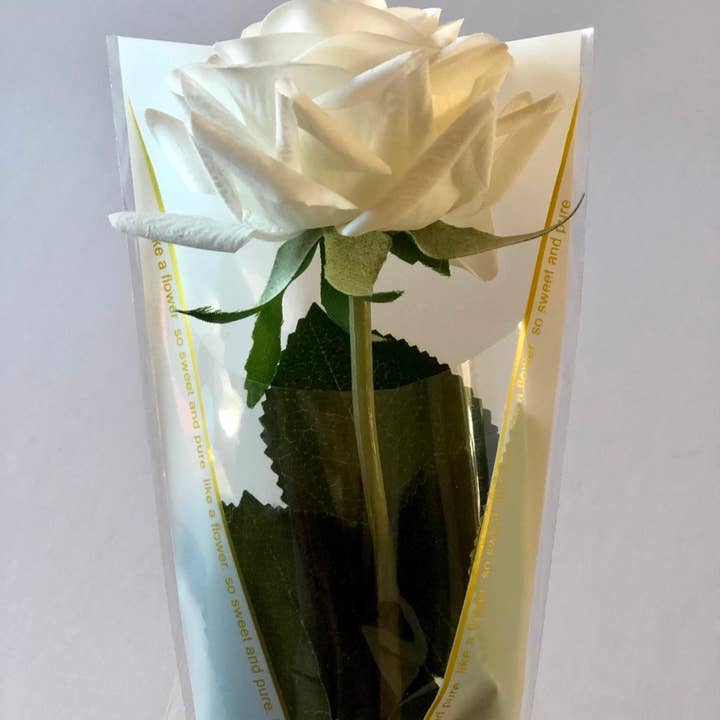Simply Elegant By Tara - Wholesale Artificial Flowers - Single Stem Wrapped Rose | Real Touch Faux Rose 2
