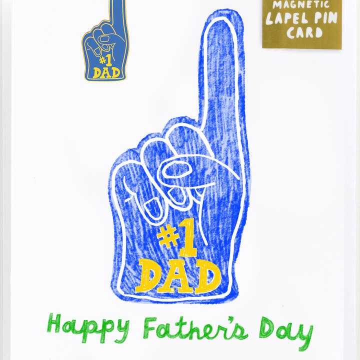 #1 Reversspeldkaart voor papa - sportief cadeau voor vaderdag voor wholesale door Yellow Owl Workshop