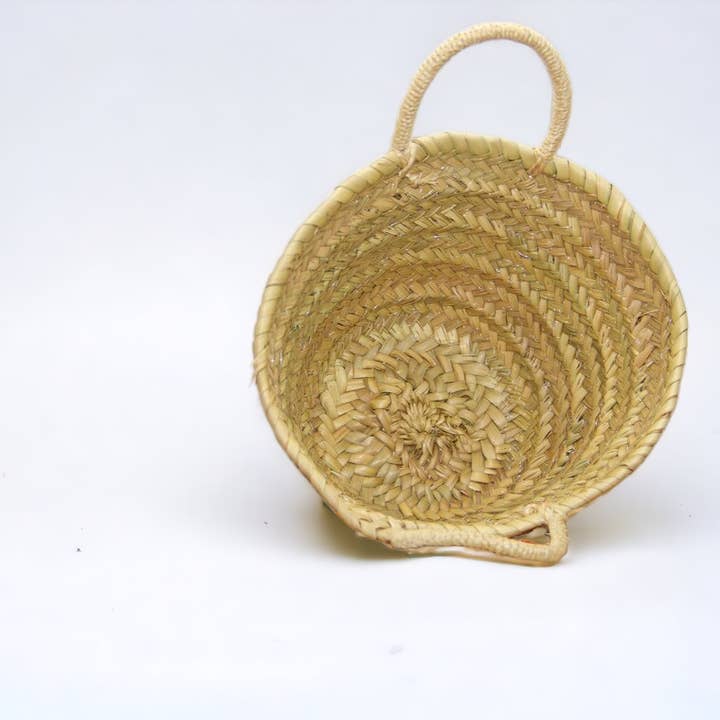 HandmadeBestSeller - Wholesale Beach bag - Multicolored Small Basket With Sequin - Beach bag4