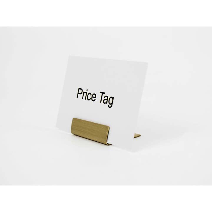 Adroniki - Wholesale Place Card / Place Holder - Brass Price Tag Card Holder - Set of 205