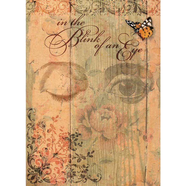 Blink of an Eye Greeting Card for wholesale by Potluck Press