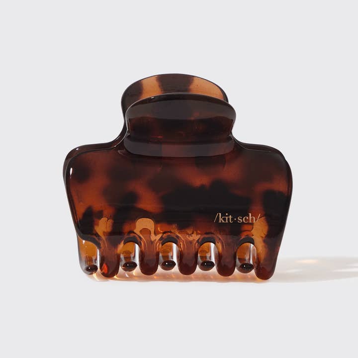 KITSCH - Wholesale Hair Clip - Women's - Holiday Recycled Plastic Claw Clip 1pc - Tort1